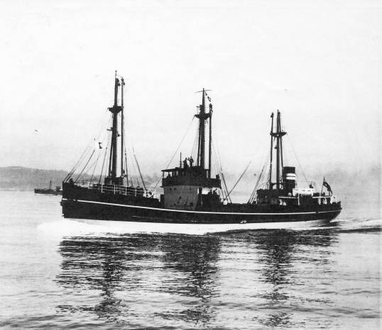 MV 'Babinda' on sea trials