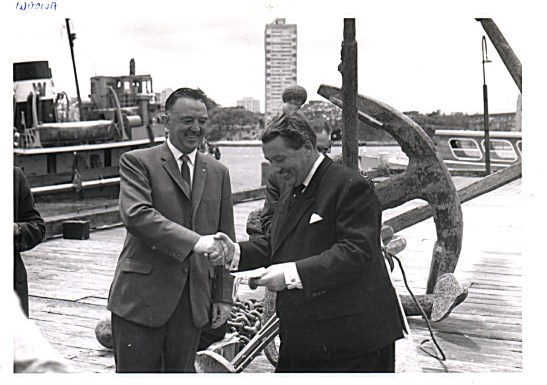 8. LADY HOPETOUN,MSB Pres.Brotherson (left), 1966. WOONA at rear.