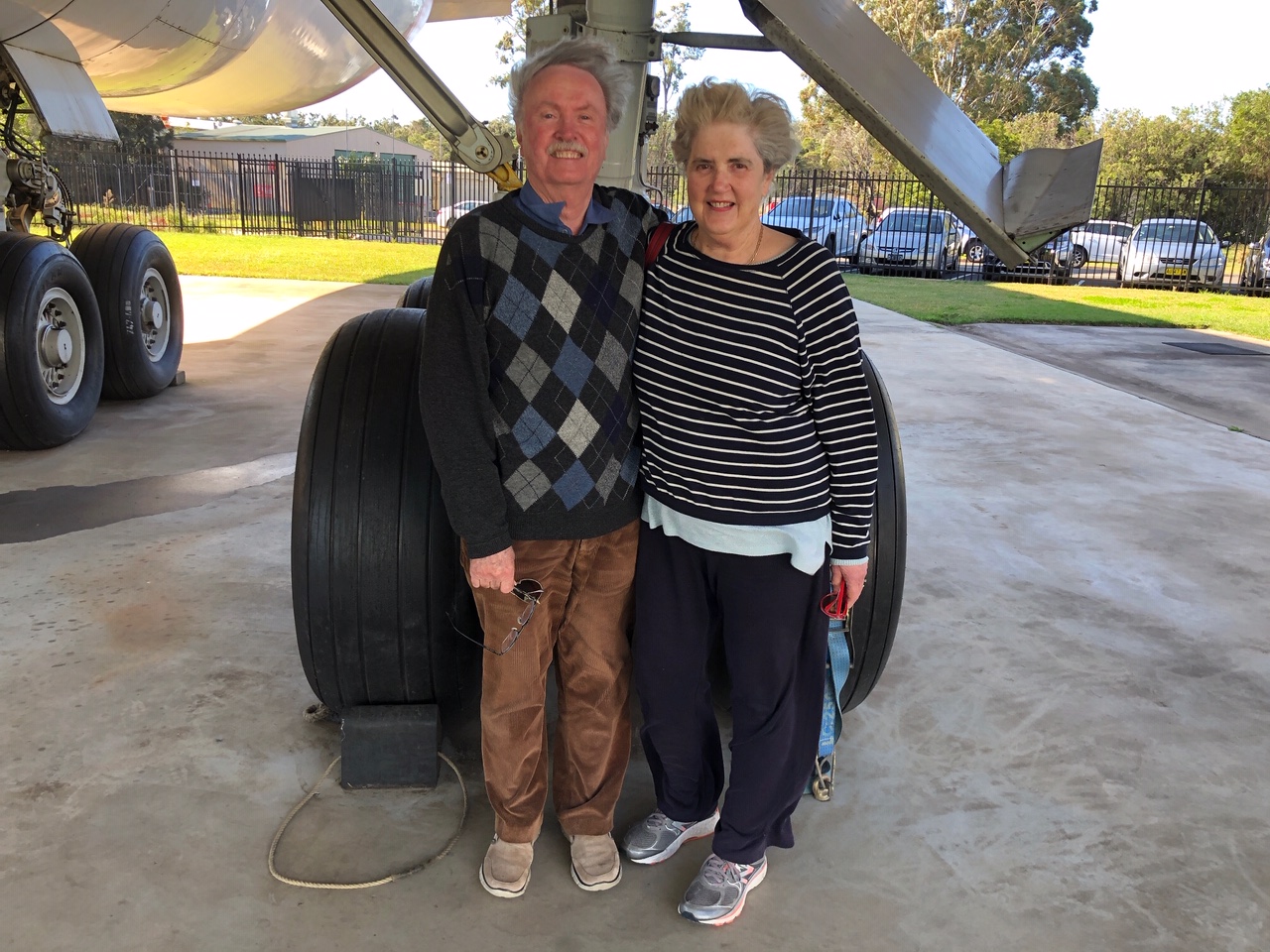 Under the wing of VH-OJA